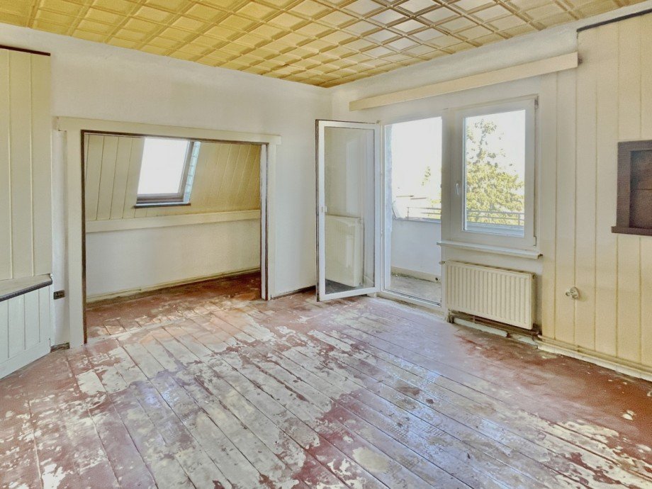 Wohnzimmer - vorher Etagenwohnung Berlin Lichtenrade