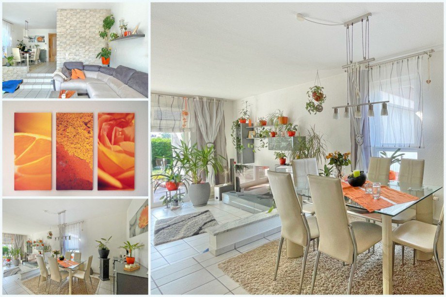 Collage Wohnen / Essen Doppelhaush�lfte Sch�nefeld