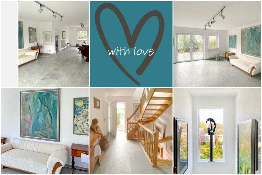 Collage Wohnen Einfamilienhaus Werder (Havel)