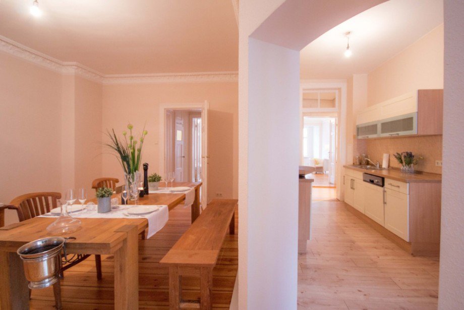 Essbereich & K�che Etagenwohnung Berlin Sch�neberg