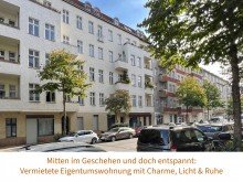 vermietete Altbauwohnung mit Charme Sch�neberger Altbau! Mittendrin und doch entspannt: Diese Kapitalanlage begeistert dreifach! 