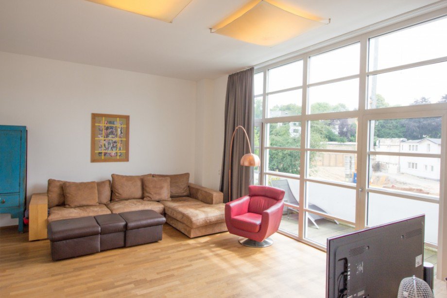 Wohnzimmer ca. 28 m� Maisonettewohnung Essen-Werden