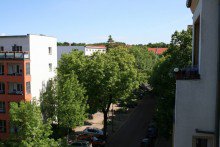 Blick vom Balkon Wohnen zwischen Kiez und Spreeufer! Begehrte Altbaukomfortwohnung