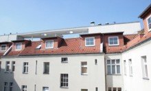 Ausblick zum Hof K�nstlerquartier - am Kulturwerk der ehemaligen Tresorfabrik! 2-Zimmer-Altbauwohnung dicht Pankeufer