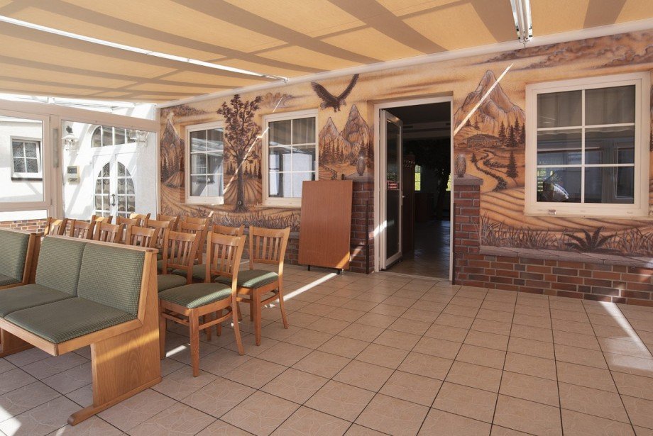 Blick vom Wintergarten mit Blick in die B�ror�ume B�rofl�che Berlin