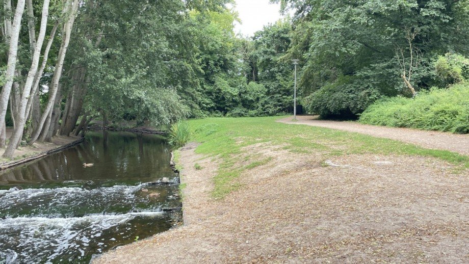 Ansicht vom Weg Freizeitgrundst�ck Berlin / Niedersch�nhausen