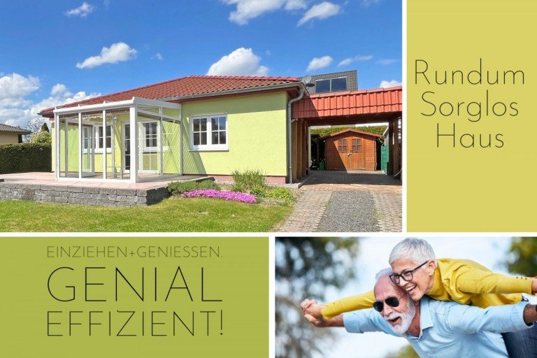 Perfektes Nest f�r Zwei Sch�nefeld Einfamilienhaus Wohngl�ck in Gro�ziethen f�r Lebensraumoptimierer - kompakt - energieeffizient - pflegeleicht !