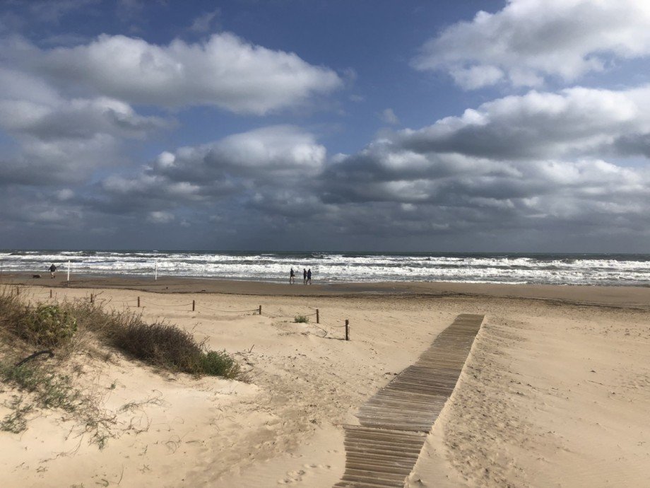 vor Ihrer Haust�r - feiner Sandstrand Haus Oliva