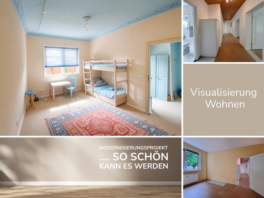 Visualisierung Wohnen Etagenwohnung Berlin / Marienfelde