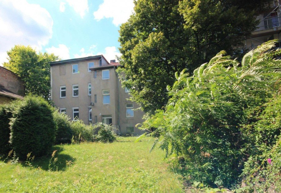 R�ckansicht mit Garten Dachgeschosswohnung Berlin Pankow