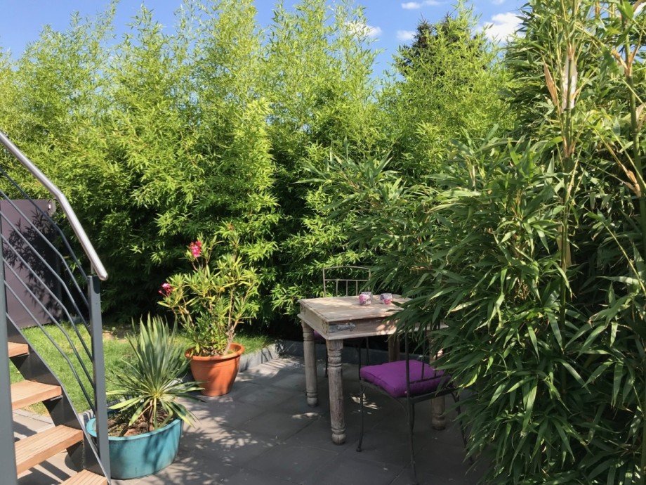 kleine Terrasse Mehrfamilienhaus Sch�nefeld