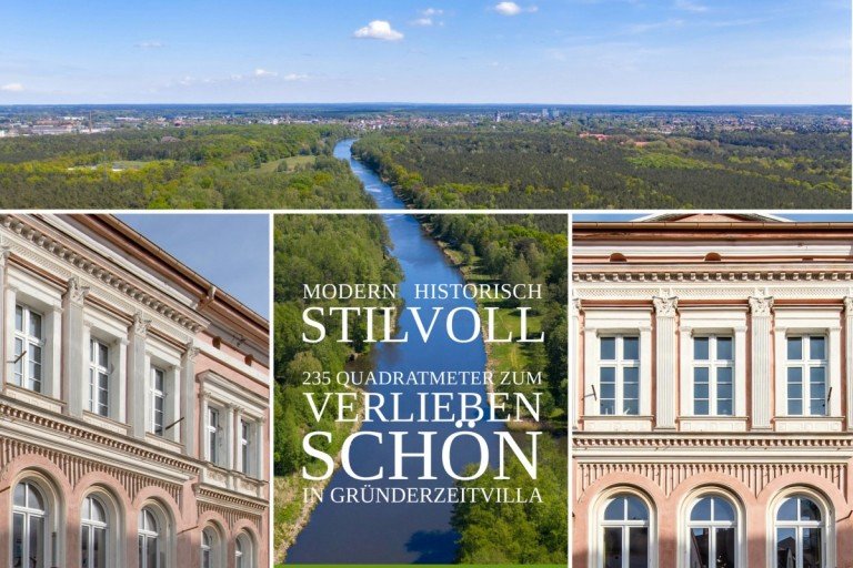 235 m� Villenetage - zum Verlieben sch�n! F�rstenwalde/Spree Etagenwohnung RESERVIERT! Villenetage im historischen Altbau - exklusives Wohnen im Etagenschl�sschen ++ 235 m� ++