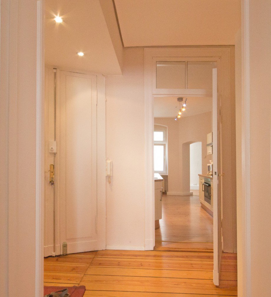 Flur Blick in Richtung K�che Etagenwohnung Berlin Sch�neberg
