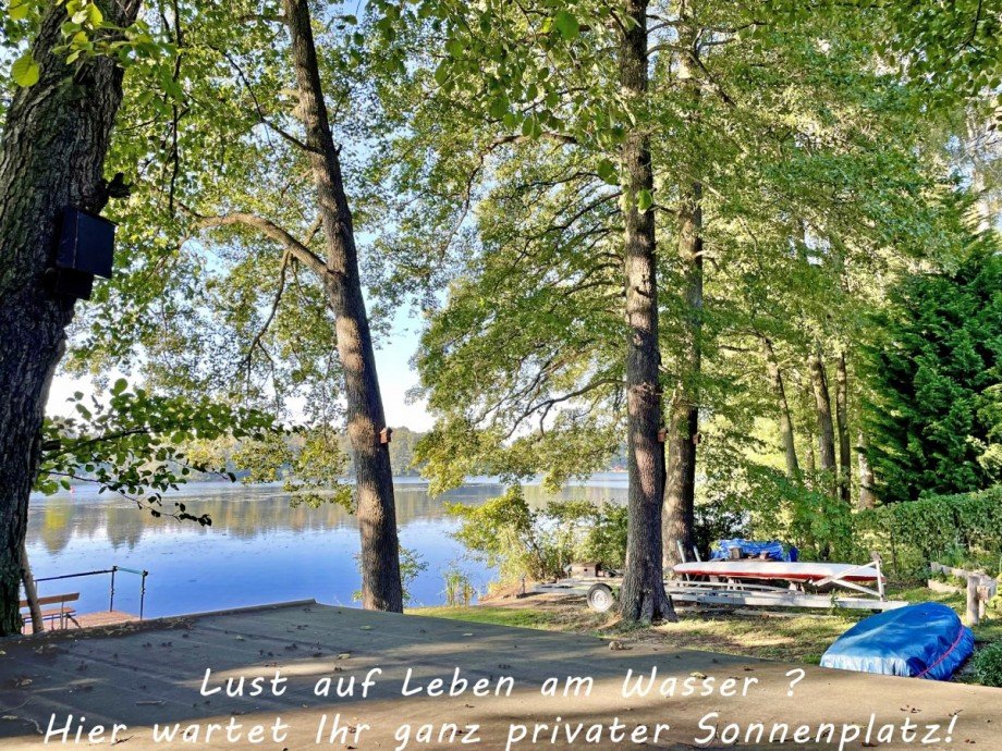 ...mit Wasserzugang Doppelhaush�lfte Heidesee