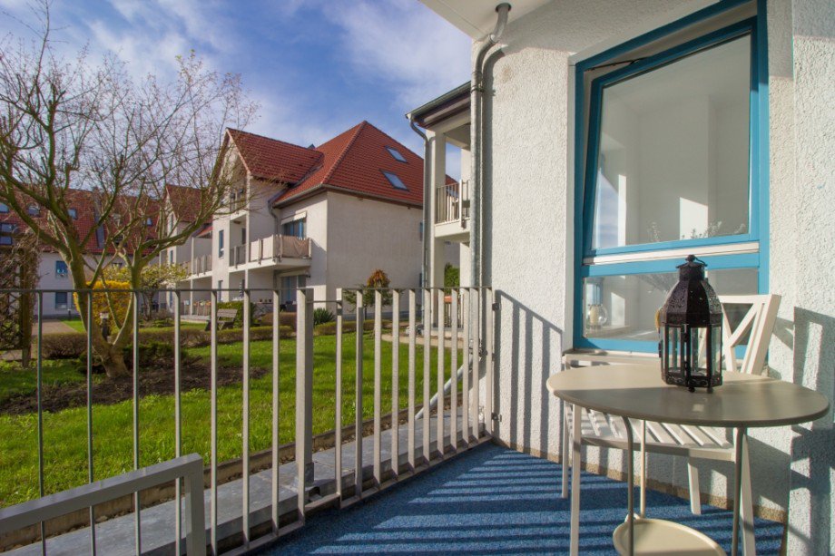 Balkon zum Garten Erdgeschosswohnung Gro�beeren