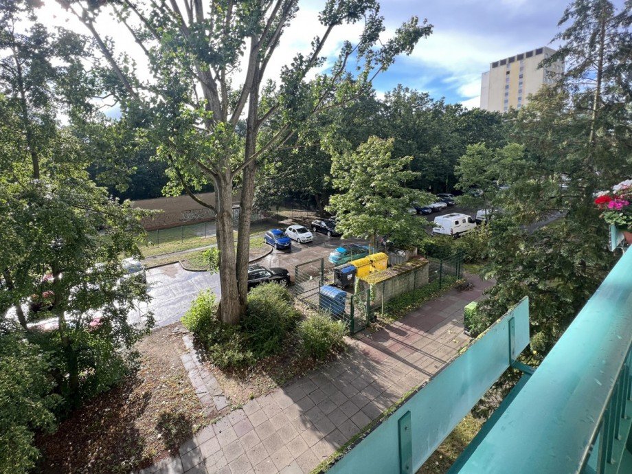 Loggia mit Aussicht Etagenwohnung Potsdam