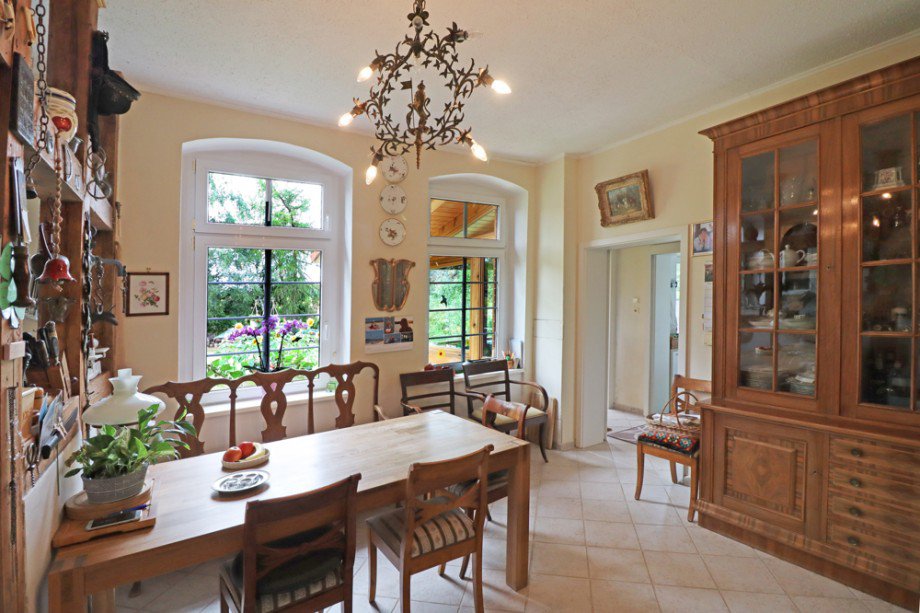 Wohnk�che zum Garten Bauernhaus Vollrathsruhe / Hallalit