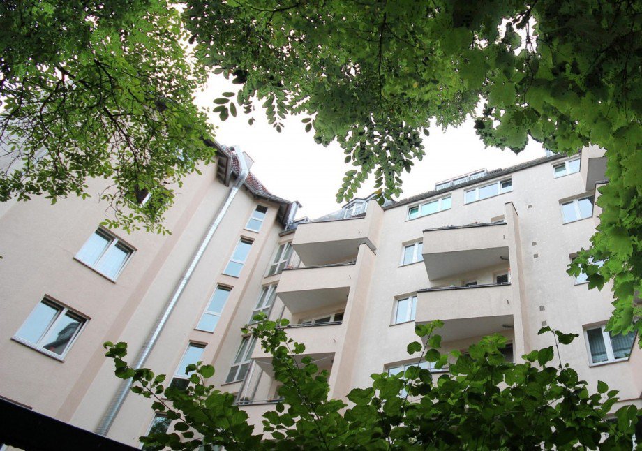 Hofseitige Ansicht Etagenwohnung Berlin Steglitz