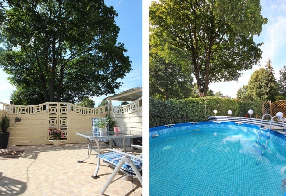 Terrasse und Pool Einfamilienhaus Berlin / Lichtenrade