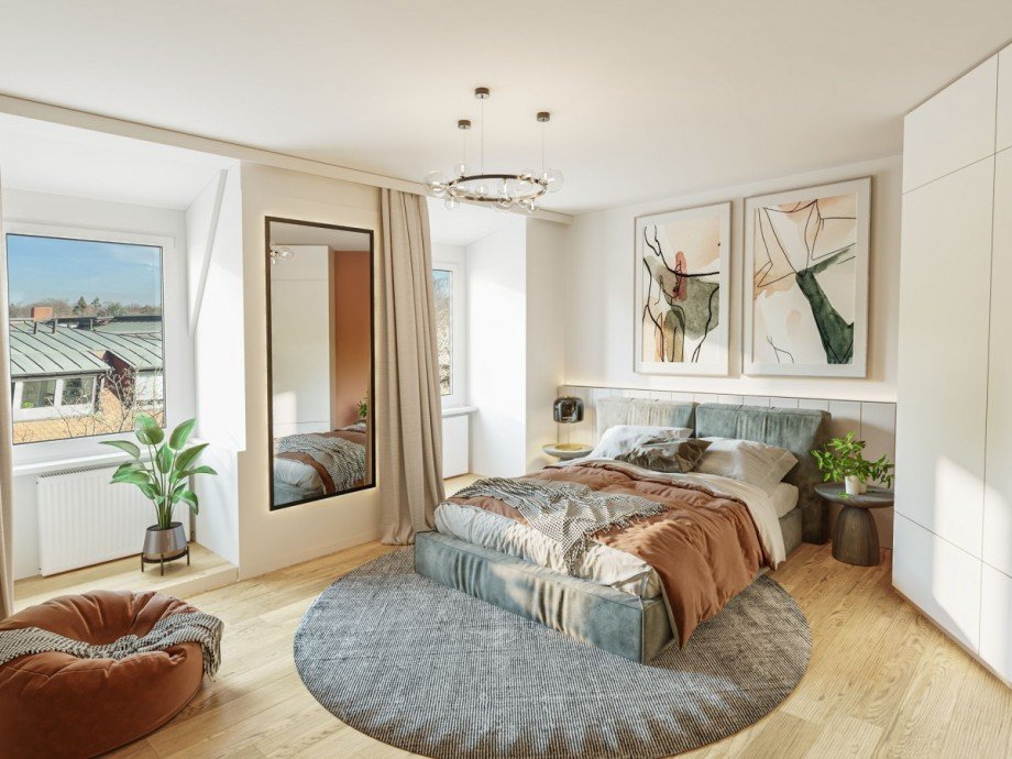 Schlafzimmer - nachher Etagenwohnung Berlin Lichtenrade