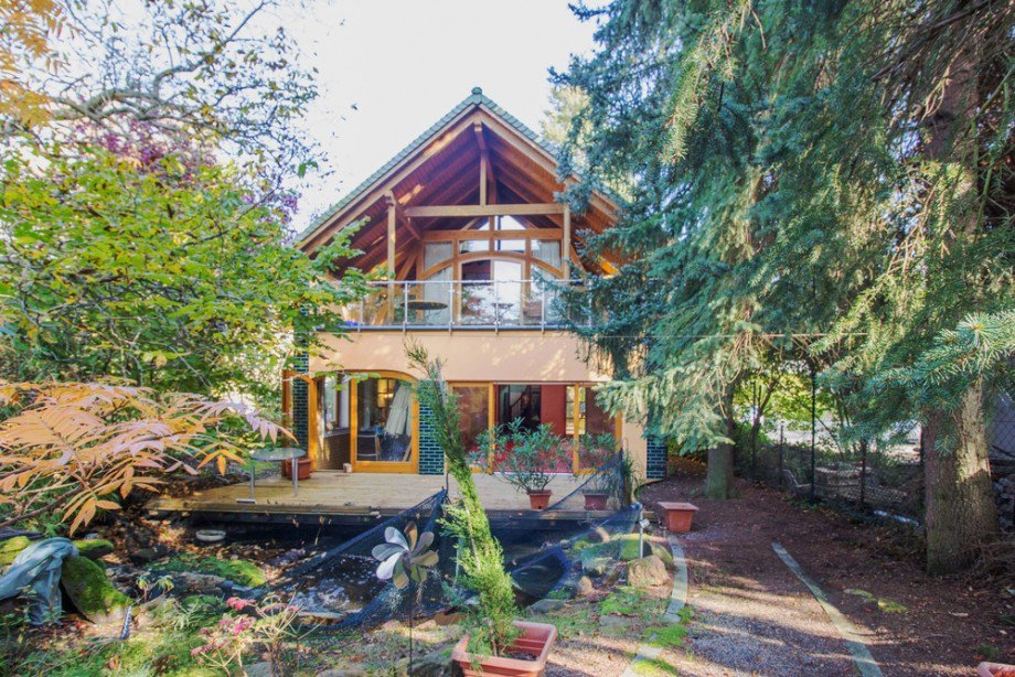 Au�enansicht Gartenseite Einfamilienhaus Berlin Lankwitz