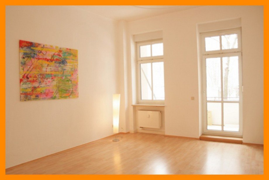 Wohnraum 2 mit Loggia Etagenwohnung Berlin Treptow