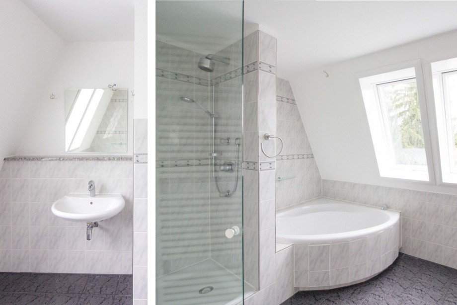 gro�es Badezimmer Maisonettewohnung Berlin