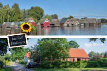 Geh�ft an der Mecklenburgischen Seenplatte Geh�ft nahe M�ritz mit 2 Wohnh�usern ** viel Nebengelass ** gro�e Scheune ** Wohn-/Nutzfl�che 680 m�
