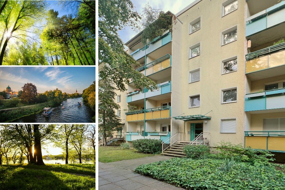... eingebettet im wunderbaren Naturraum ... Etagenwohnung Potsdam