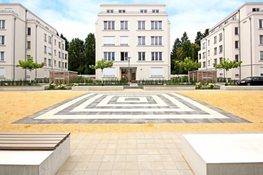 Au�enanlagen Wohnquartier Etagenwohnung Berlin