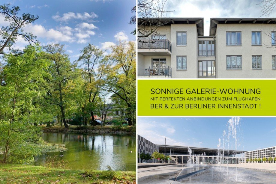 Hier wohnen Sie im Gr�nen und doch zentral ... Etagenwohnung Sch�nefeld