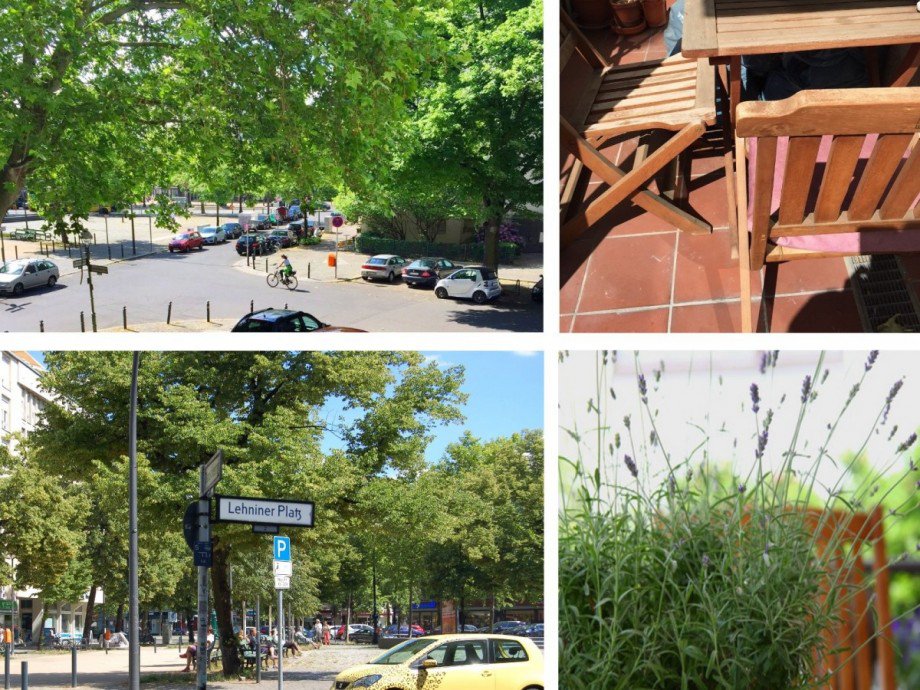 Blick vom Balkon Etagenwohnung Berlin Charlottenburg