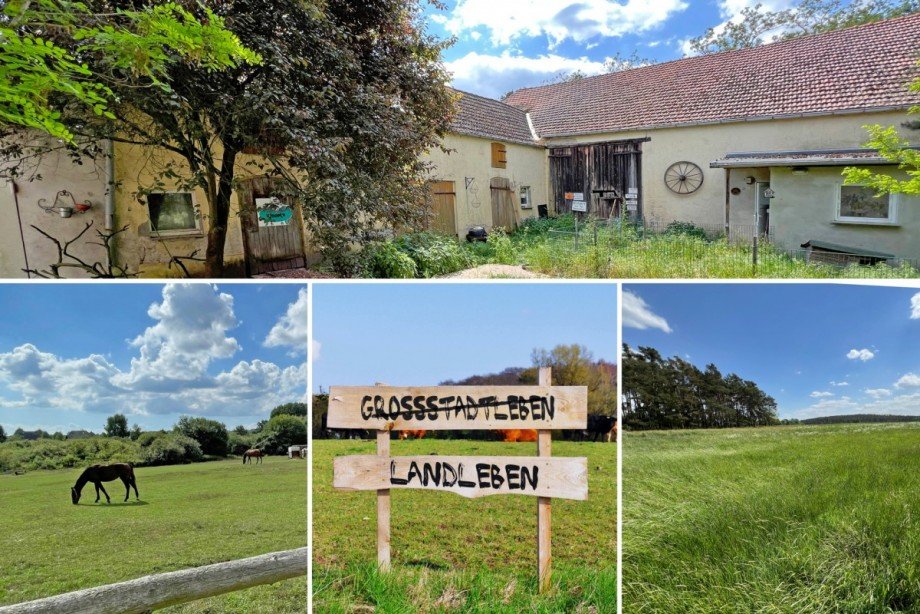 Collage Stall & Scheune Resthof Bensdorf