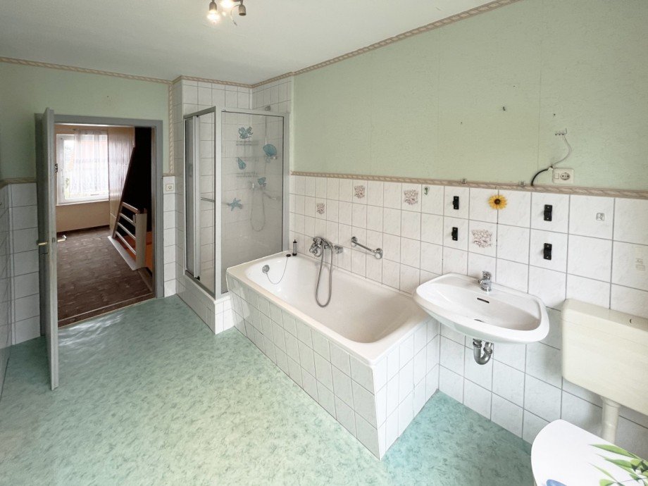 Badezimmer Doppelhaush�lfte Plau am See