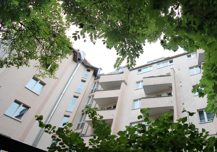 Hofseitige Ansicht Etagenwohnung Berlin Steglitz