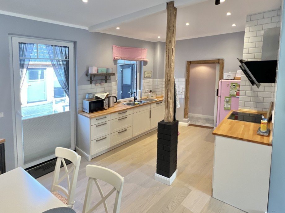 ... mit Zugang zum Innenhof Stadthaus Plau am See