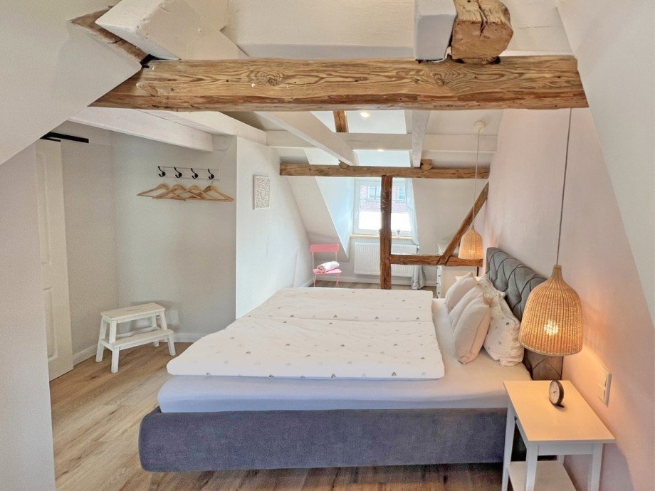 Schlafzimmer Stadthaus Plau am See