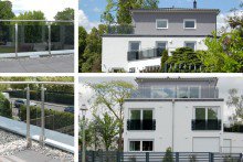 Aussenansicht Terrassen Viel Platz auf 2 Etagen f�r die gro�e Familie im 2-Familienhaus **teilgewerbliche Nutzung m�glich**