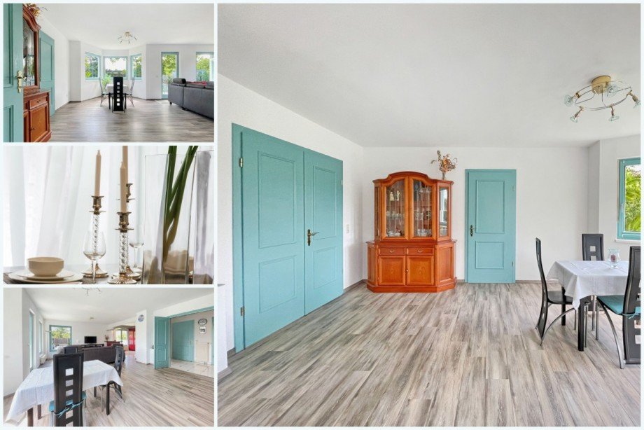 Collage Essbereich Einfamilienhaus Berlin