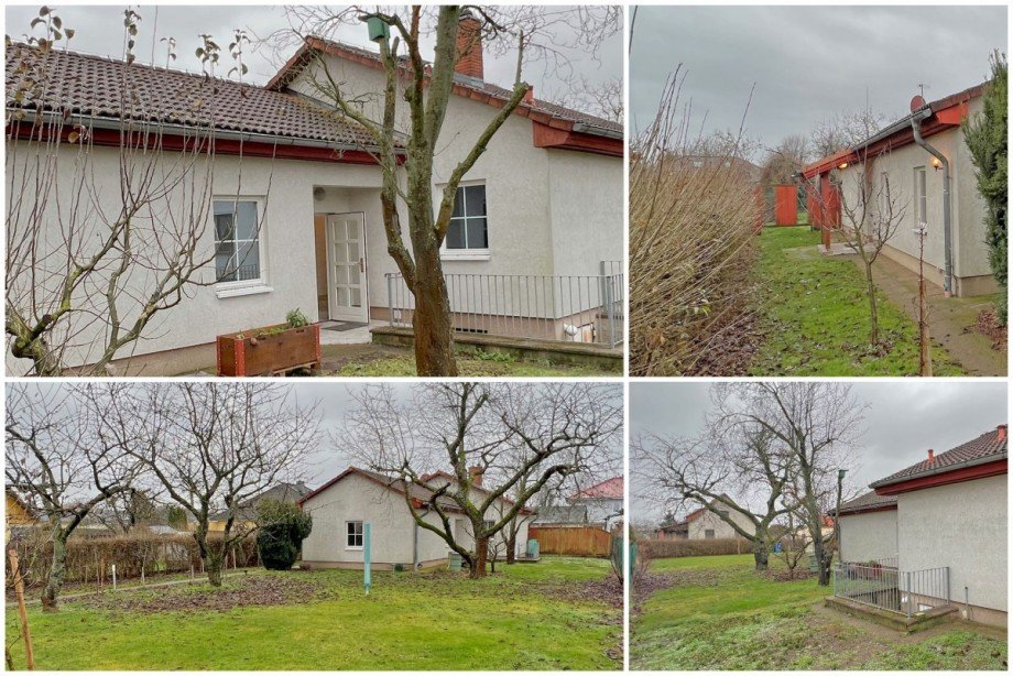 Collage Au�enansichten II Bungalow Strausberg