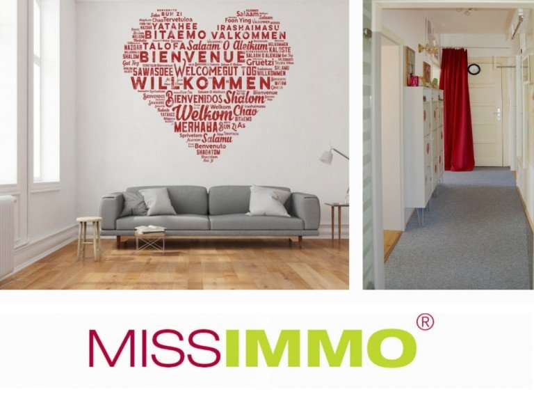 Collage1 Berlin Etagenwohnung H�bsche 2-Zimmer-Wohnung **vermietet** im attraktiven Denkmalensemble mit gro�er Gartenanlage !