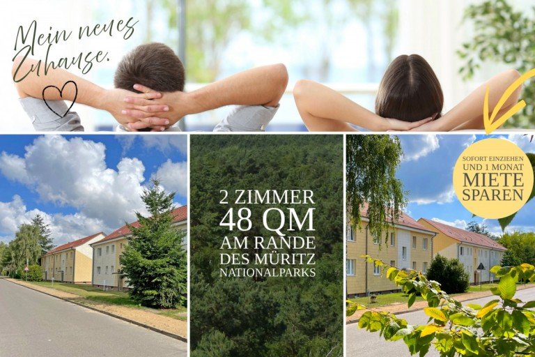 Mein neues Zuhause Ankershagen / Bocksee Etagenwohnung Deine ersten vier W�nde warten auf dich! 1-Zimmerwohnung zum Sofortbezug!