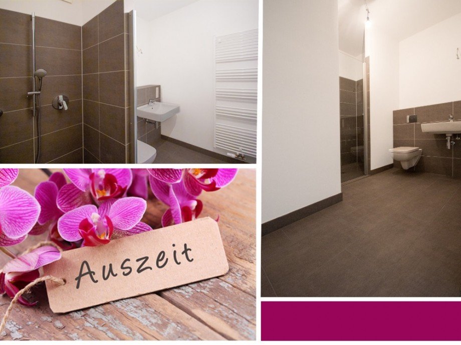 Duschbad Collage Etagenwohnung Berlin