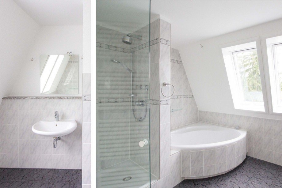 gro�es Badezimmer Maisonettewohnung Berlin