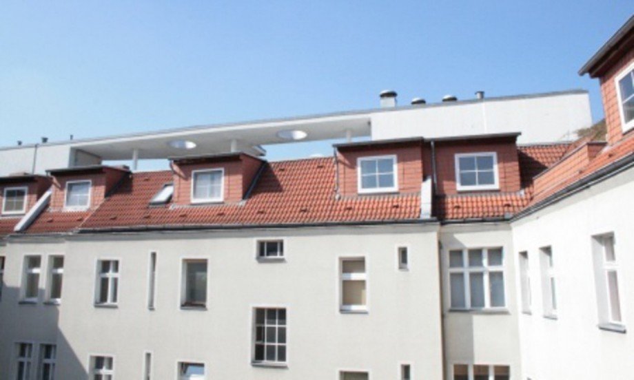 Ausblick zum Hof Etagenwohnung Berlin Mitte
