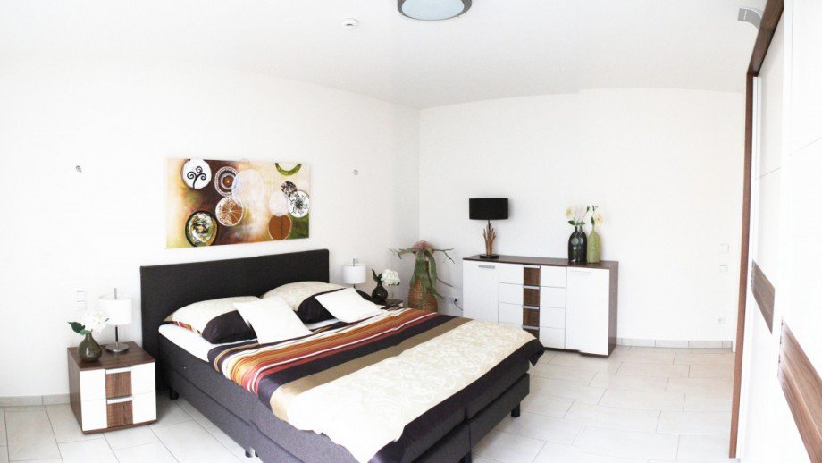 Schlafzimmer Musterwohnung Etagenwohnung Berlin Wittenau