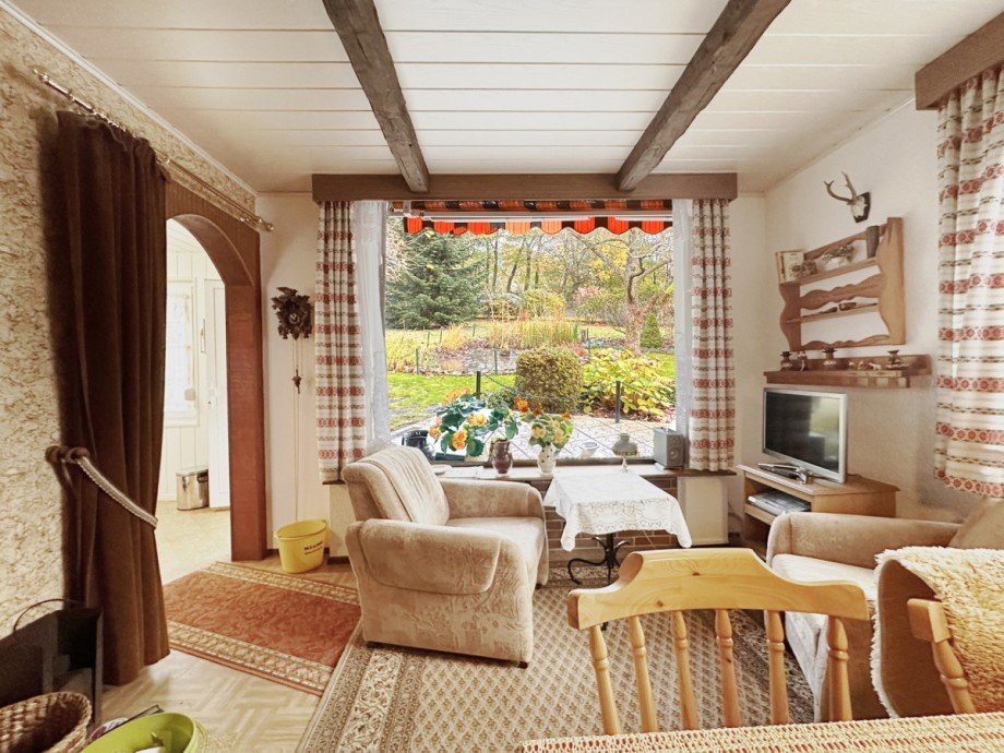 Wohnzimmer Bungalow Heidesee