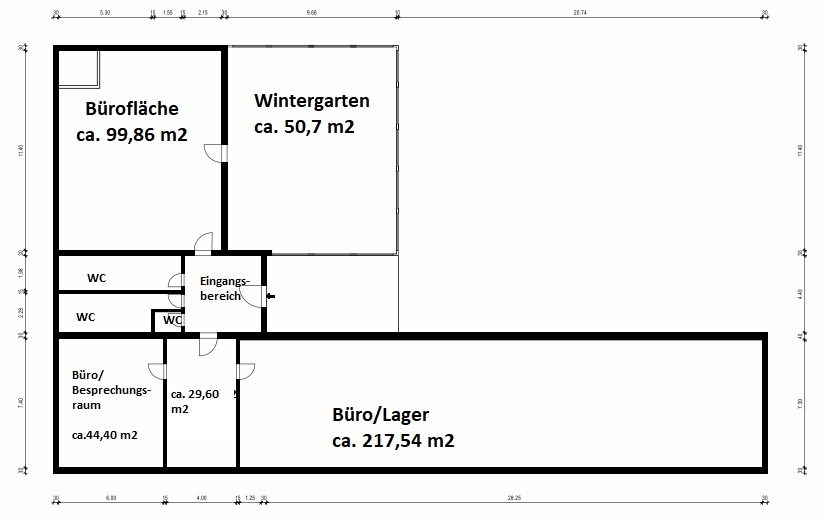 Grundriss B�rofl�che Berlin