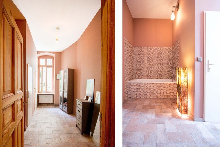 gro�es Badezimmer Etagenwohnung Berlin