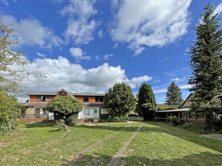 Gartenansicht Einfamilienhaus Gro� Pankow